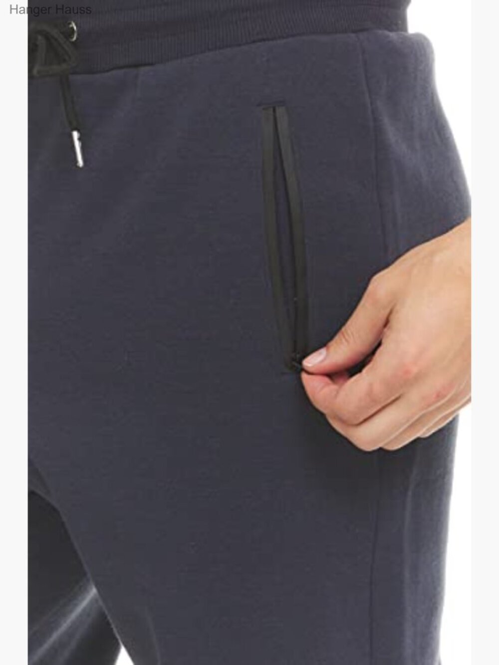 Boys 3 Pack Fleece Joggers with Zipper Pockets Drawstring Size 4-20 - Picture 4 of 5